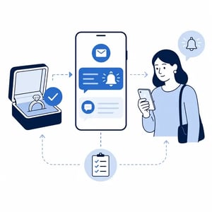 Jewelery Custom and Repair Notifications