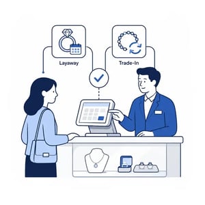 Jewelery Layaway and Trade In Point of Sale