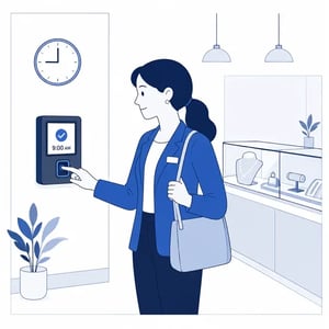 Jewelry Store Clock In Out Program