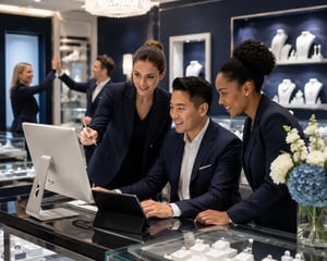 Jewelry store management reporting